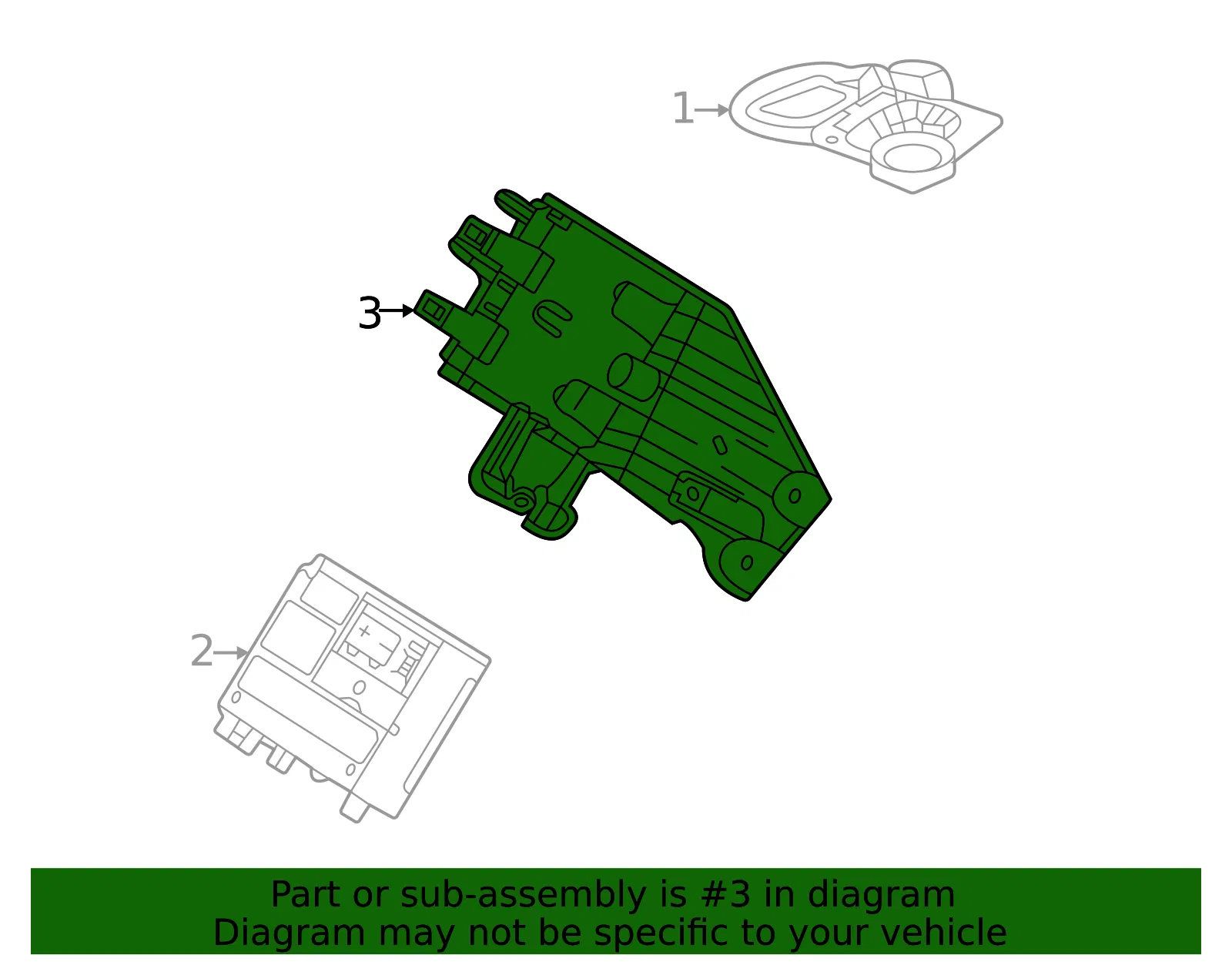 Communication Interface Module Bracket - GM (84597372)