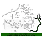 Battery Negative Cable - GM (84608403)