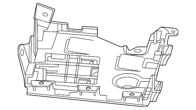 Engine Control Module Bracket - GM (84621939)
