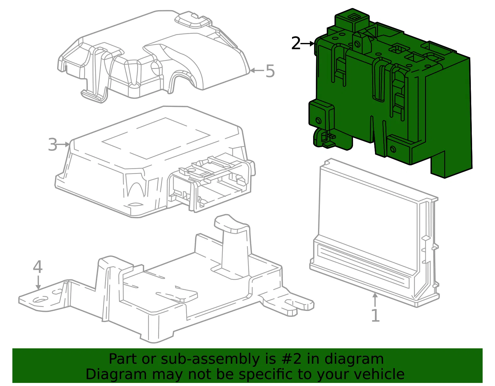 Body Control Module Bracket - GM (84624563)
