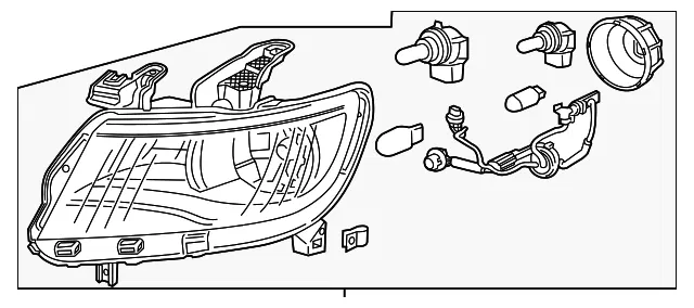 Passenger Side Headlight - GM (84630991)