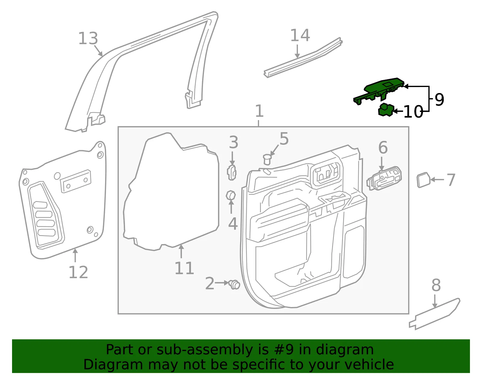 Switch Panel - GM (84659958)