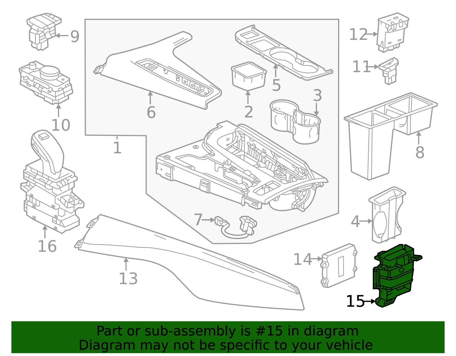Wireless Charging System Module Bracket - GM (84679422)