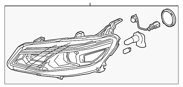 Driver Side Headlamp - GM (84680167)