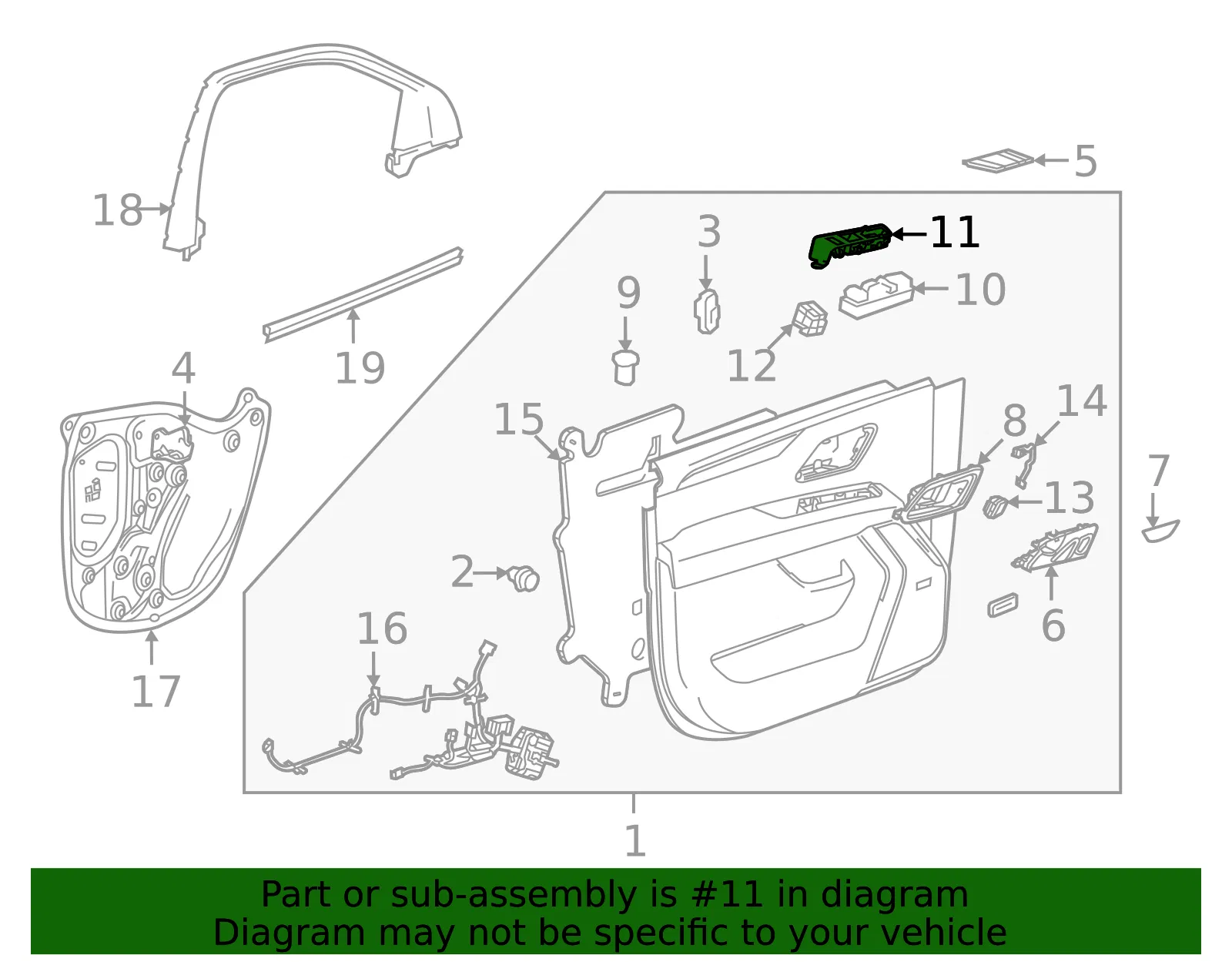 Switch Panel - GM (84683562)