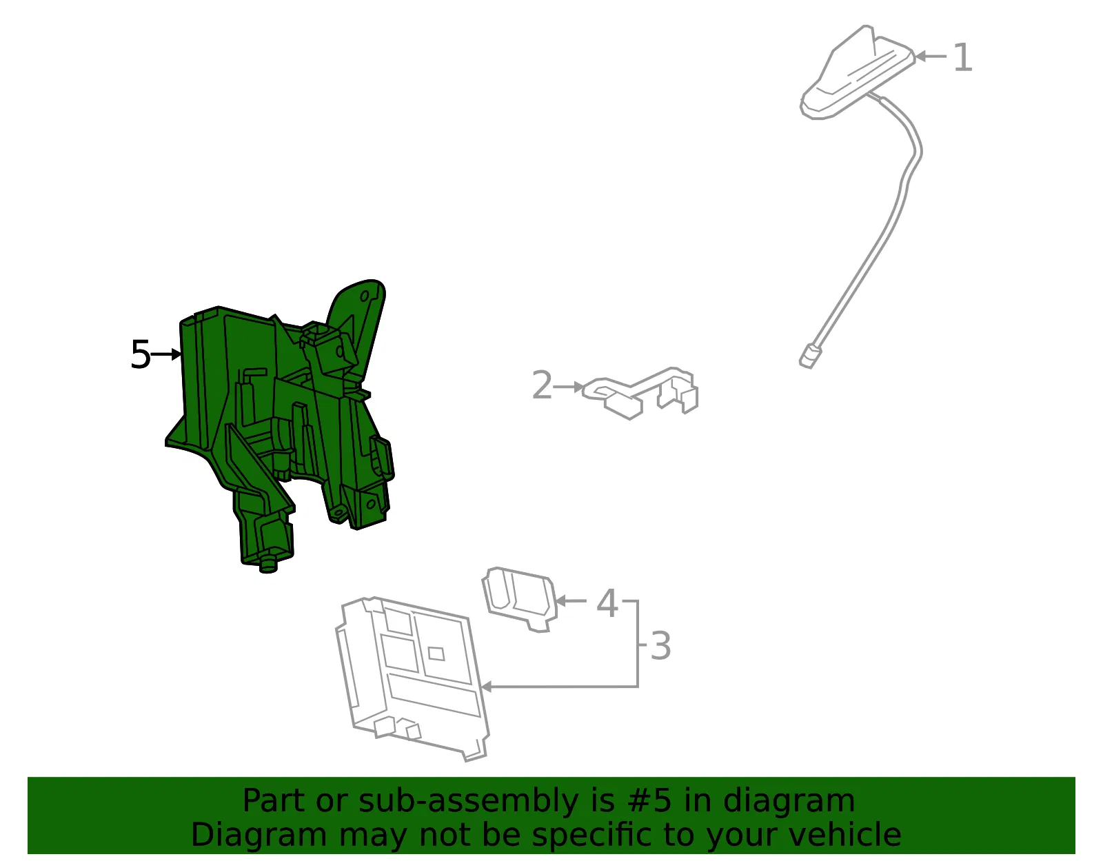 Communication Interface Module Bracket - GM (84692244)