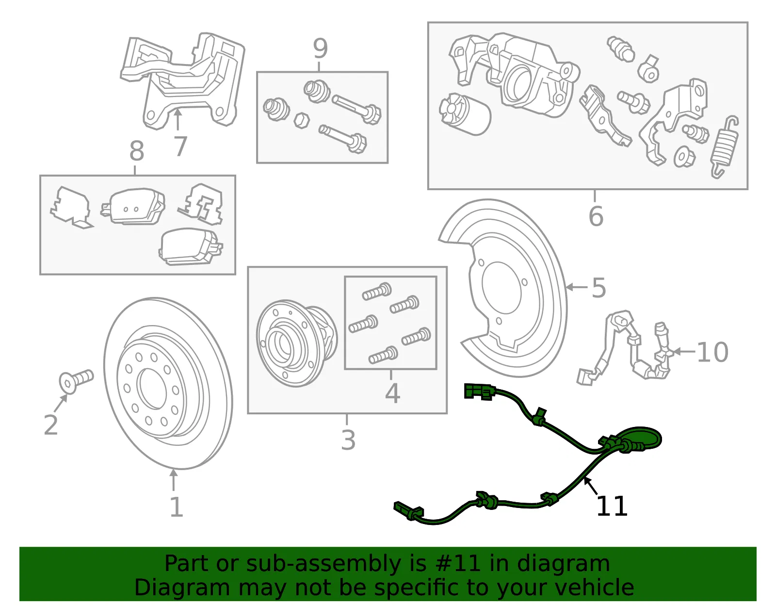 ABS Sensor - GM (84700119)