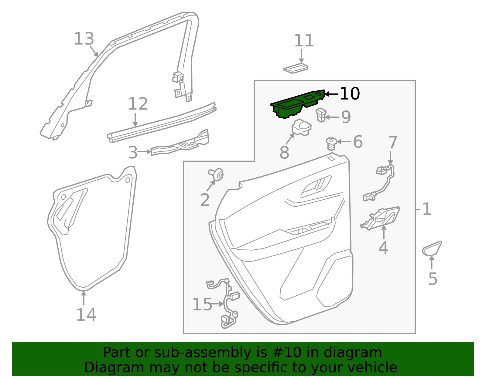 Switch Panel - GM (84702386)