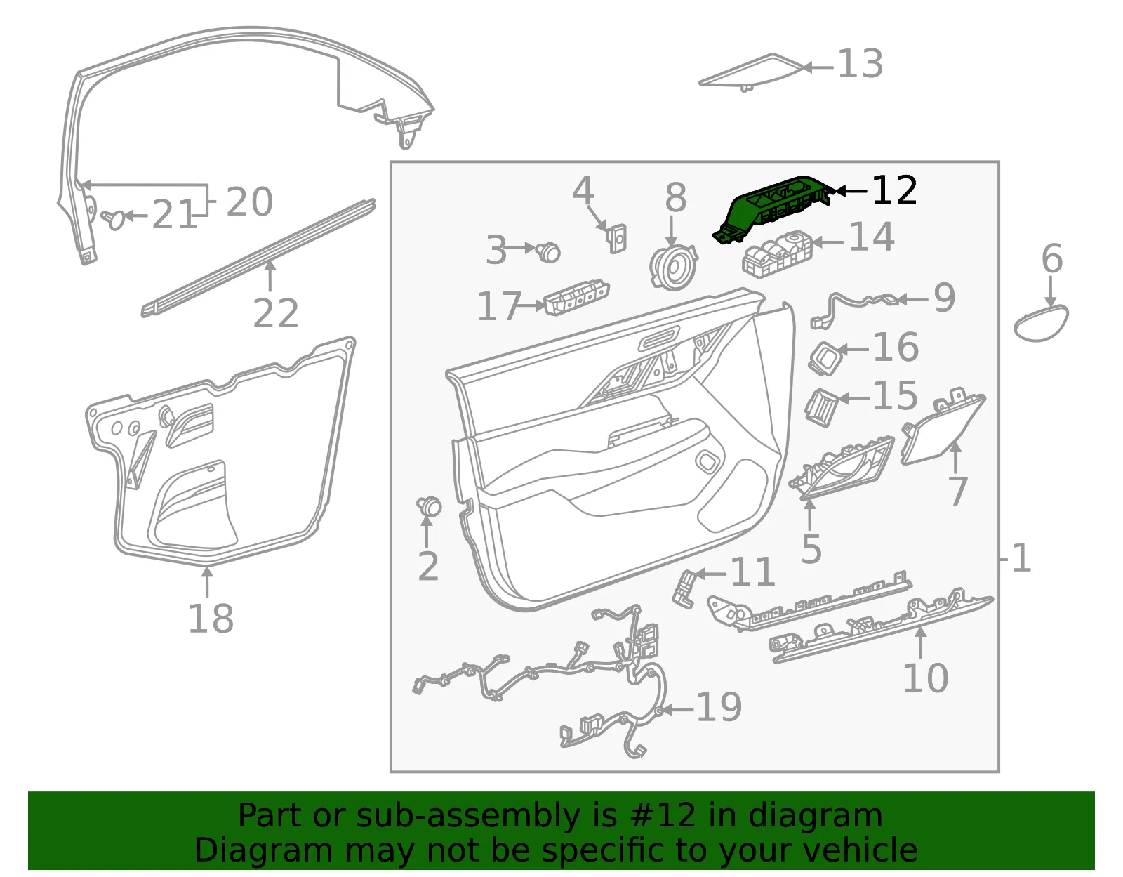 Switch Panel - GM (84704104)