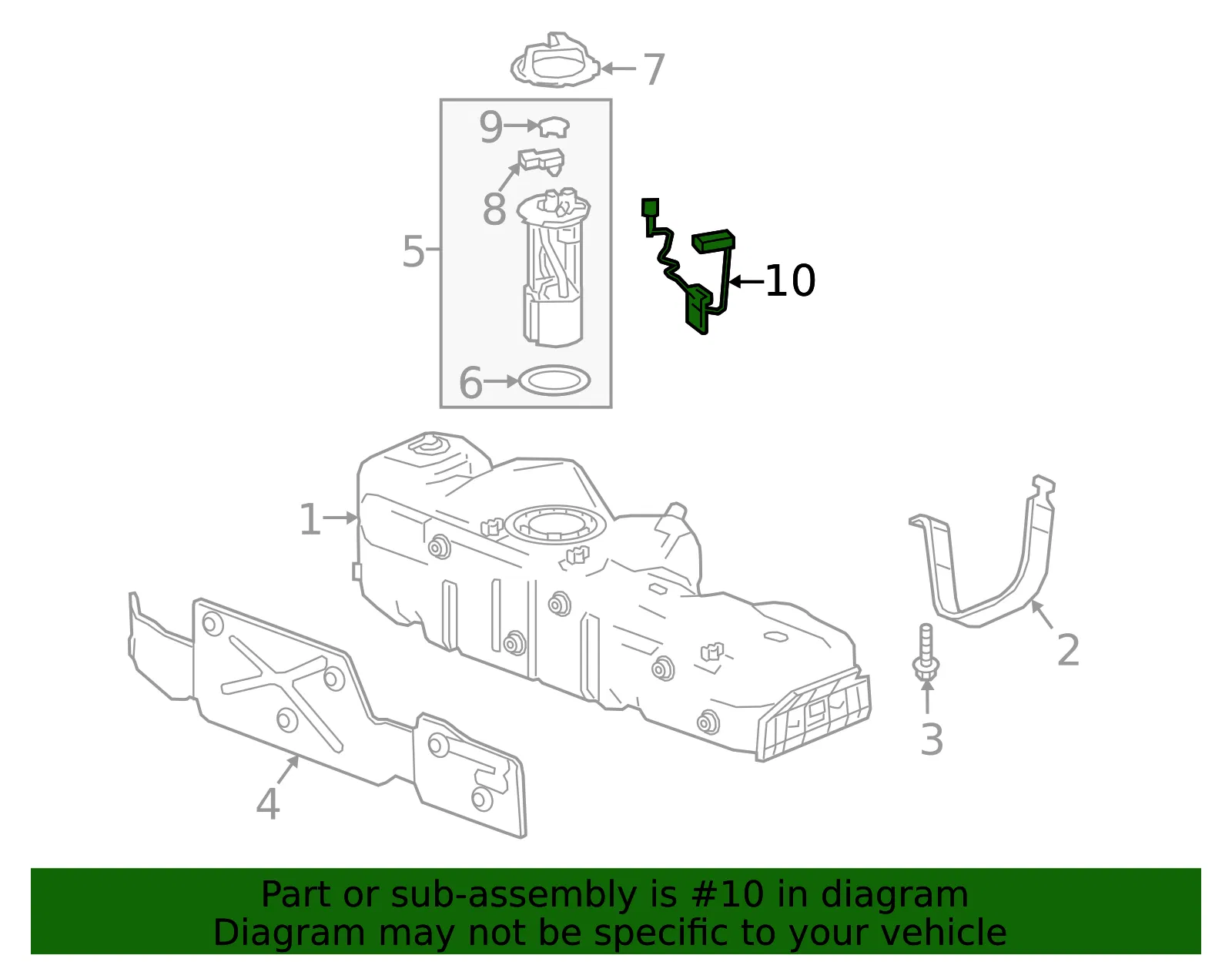 Fuel Level Sensor - GM (84715868)