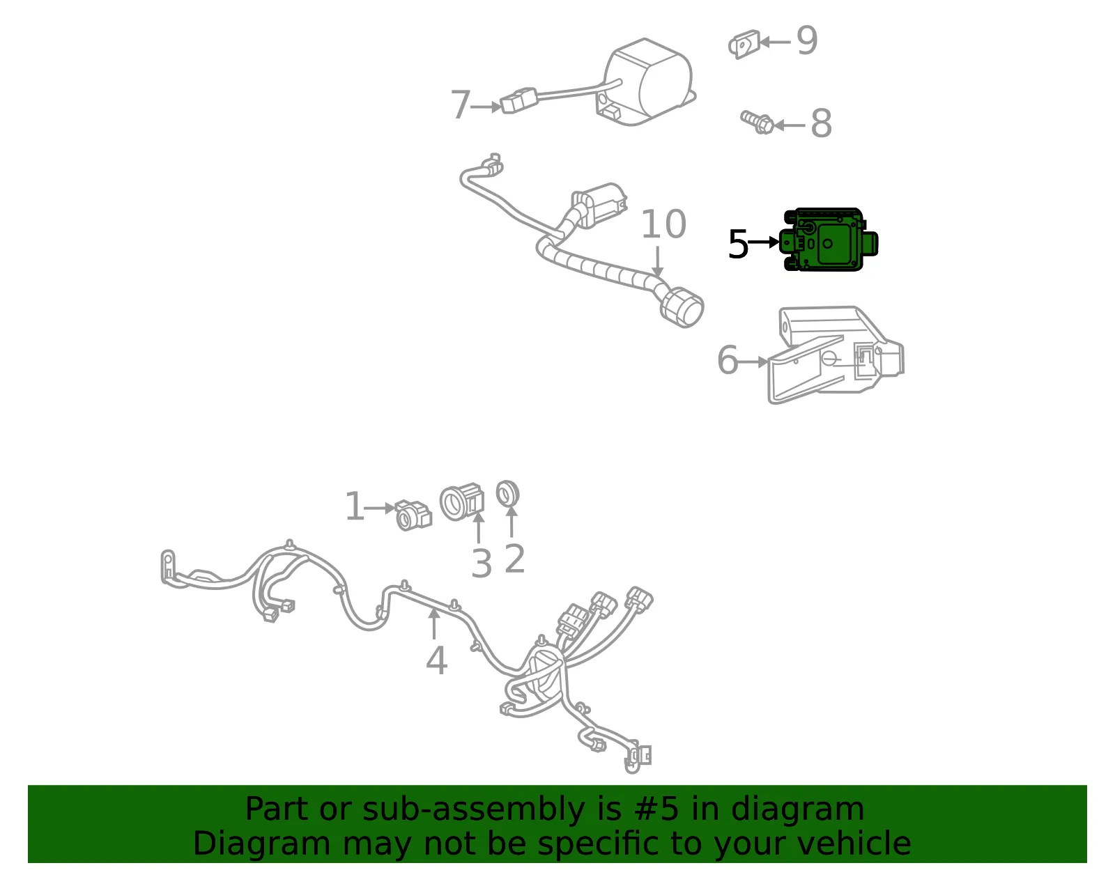 Driver Side Object Sensing Alert Module - GM (84729106)