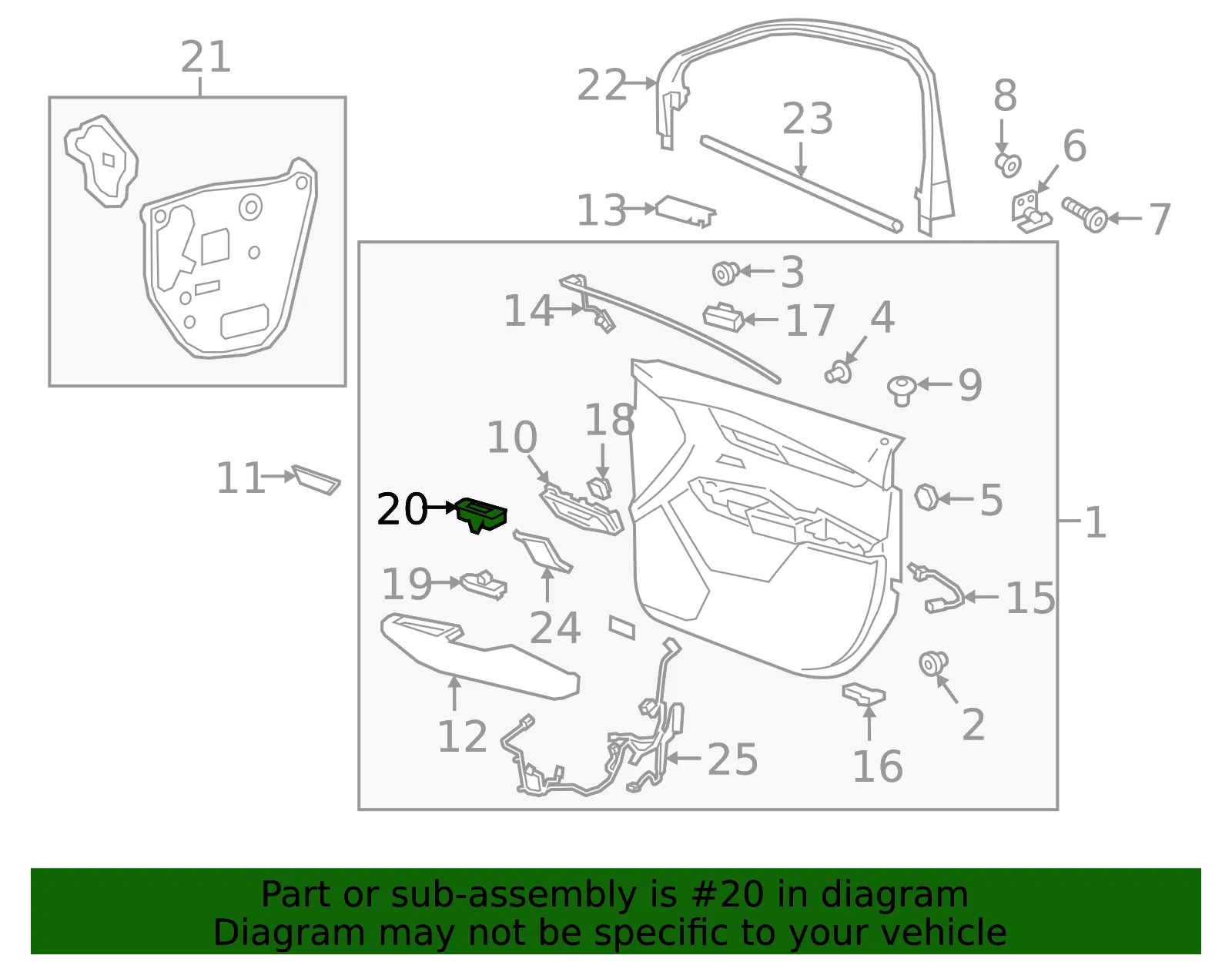 Switch Panel - GM (84748965)