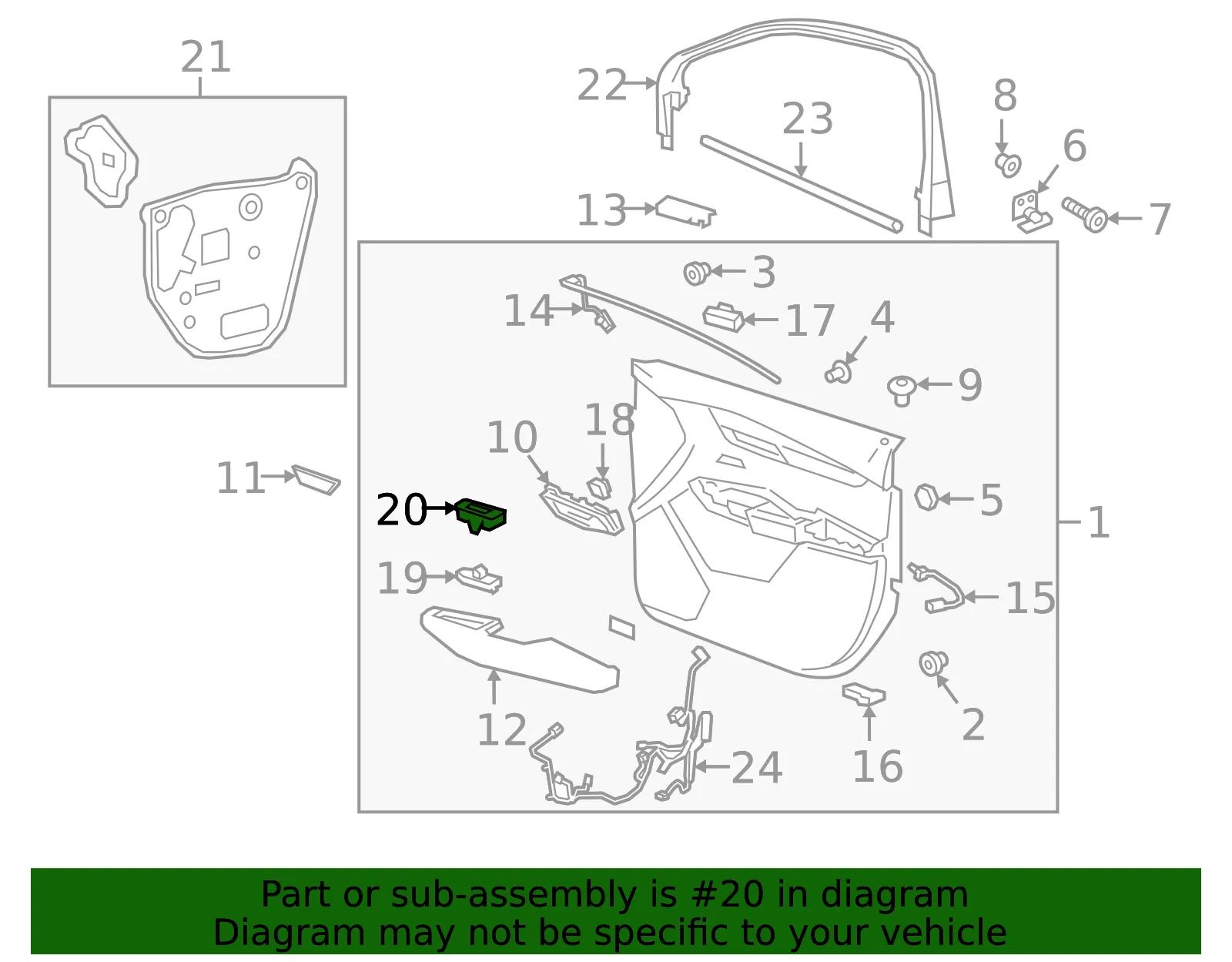 Switch Panel - GM (84748966)