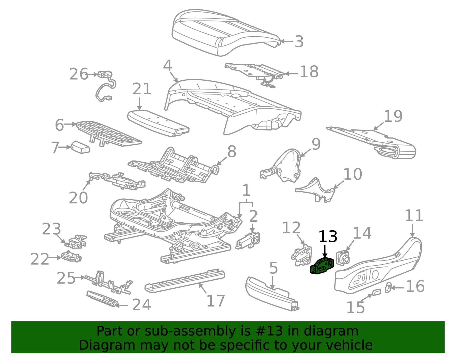 Seat Switch - GM (84751534)