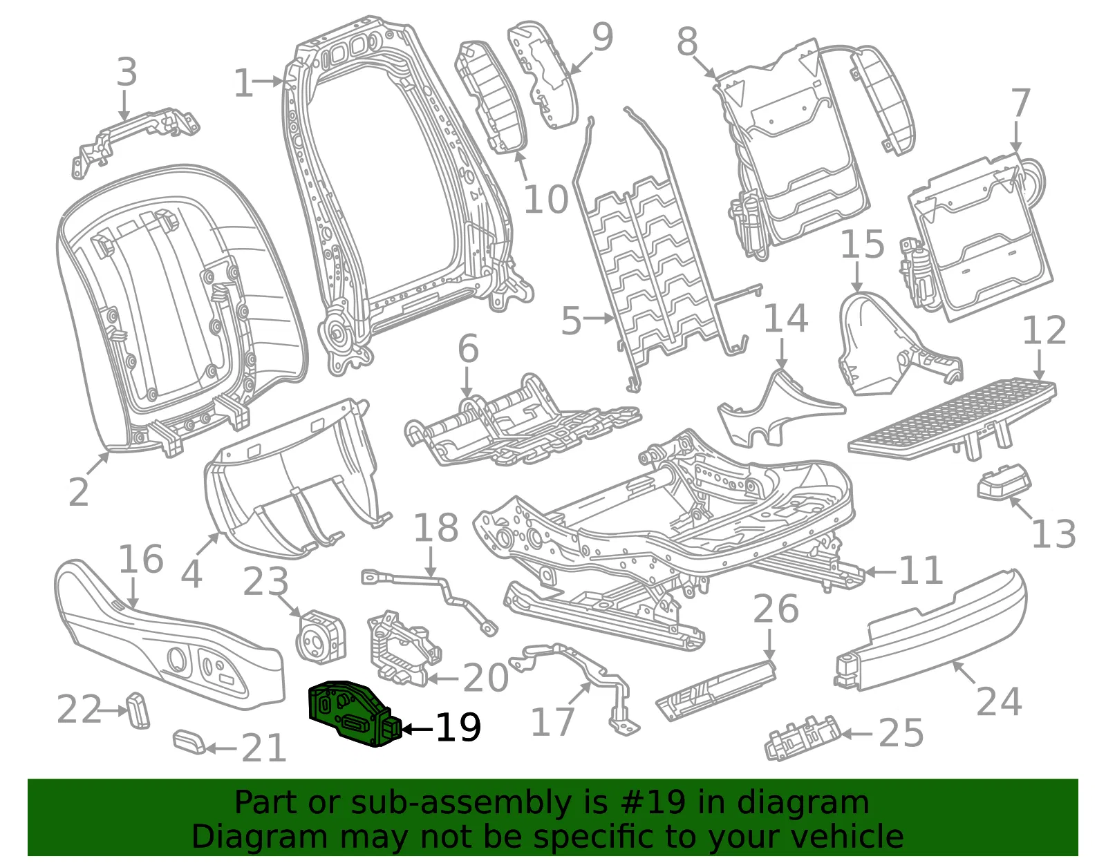 Seat Switch - GM (84751539)