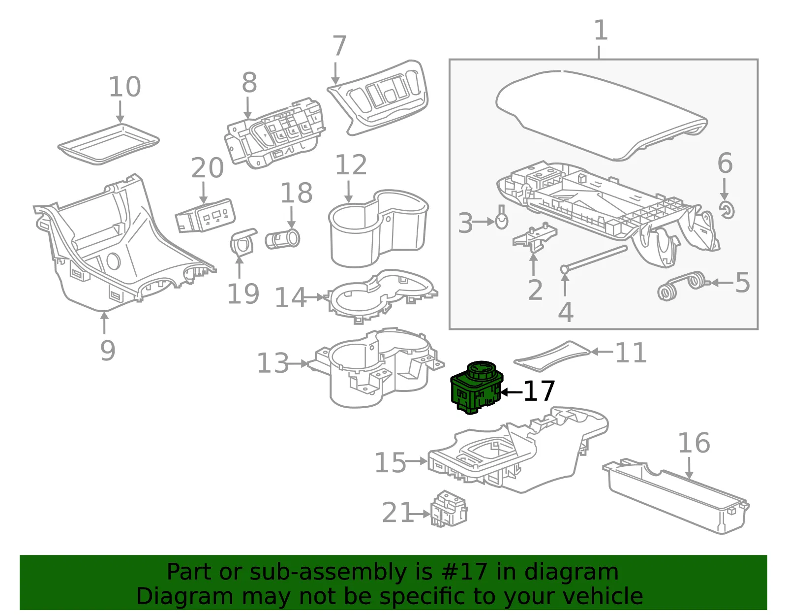 Tract Control Switch - GM (84772789)