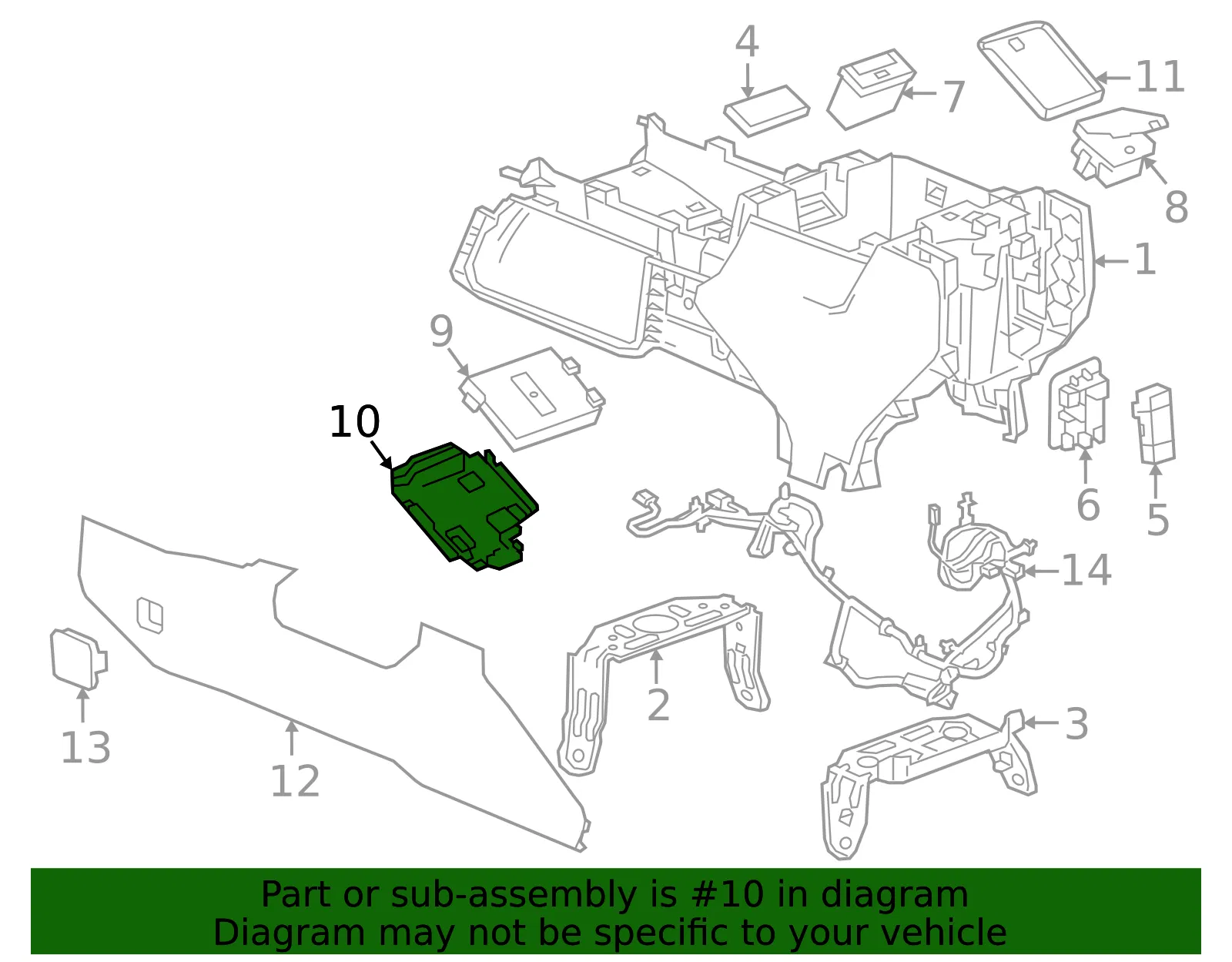 Module Bracket - GM (84776082)