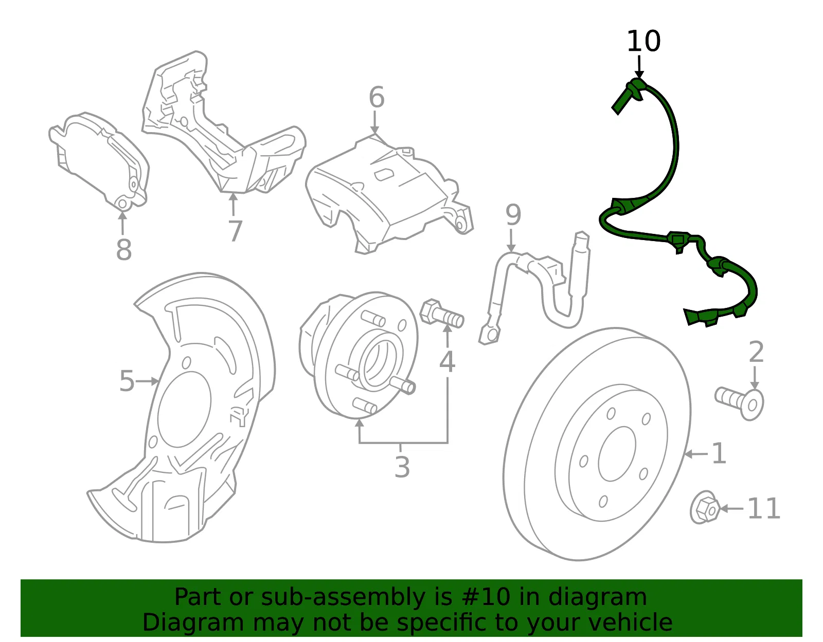 ABS Sensor - GM (84778442)