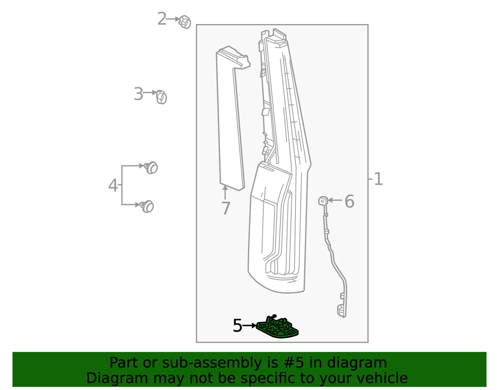 Lamp Bracket - GM (84782981)