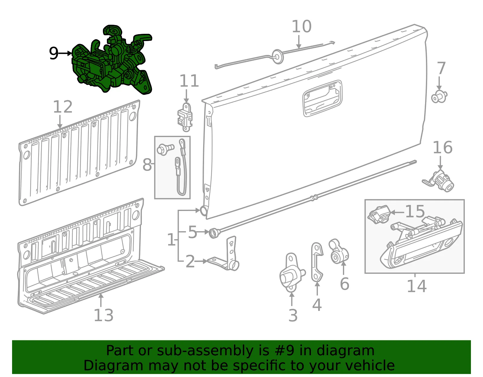 Lock Actuator - GM (84785243)