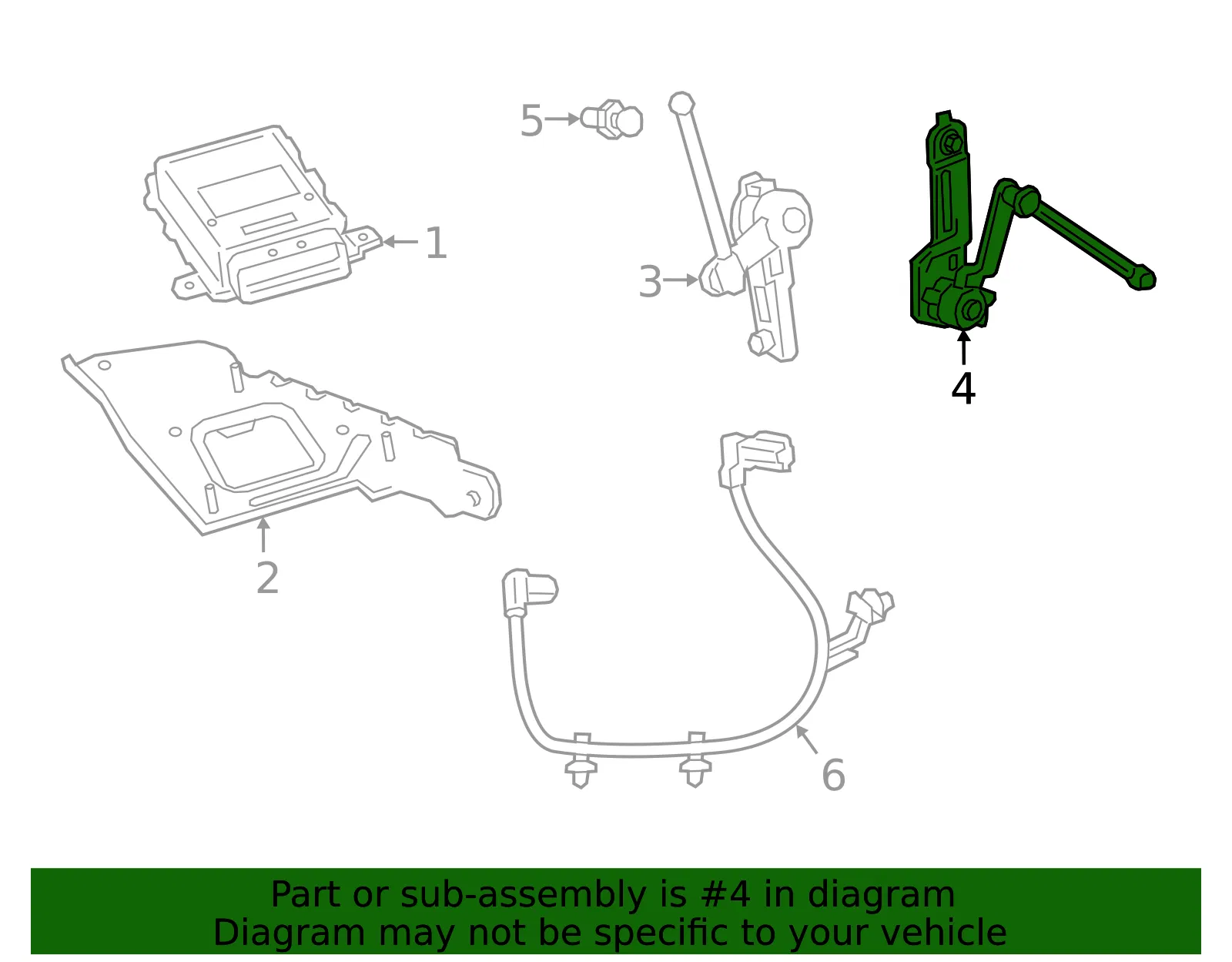 Height Sensor - GM (84798041)