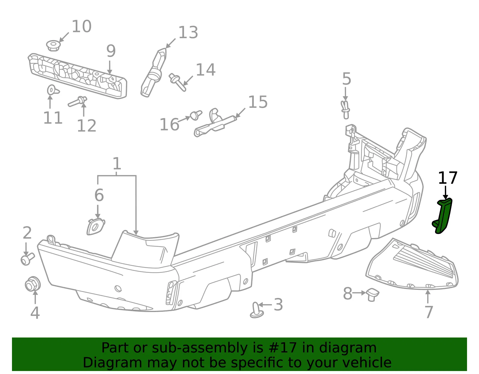 Reflector Panel - GM (84825199)
