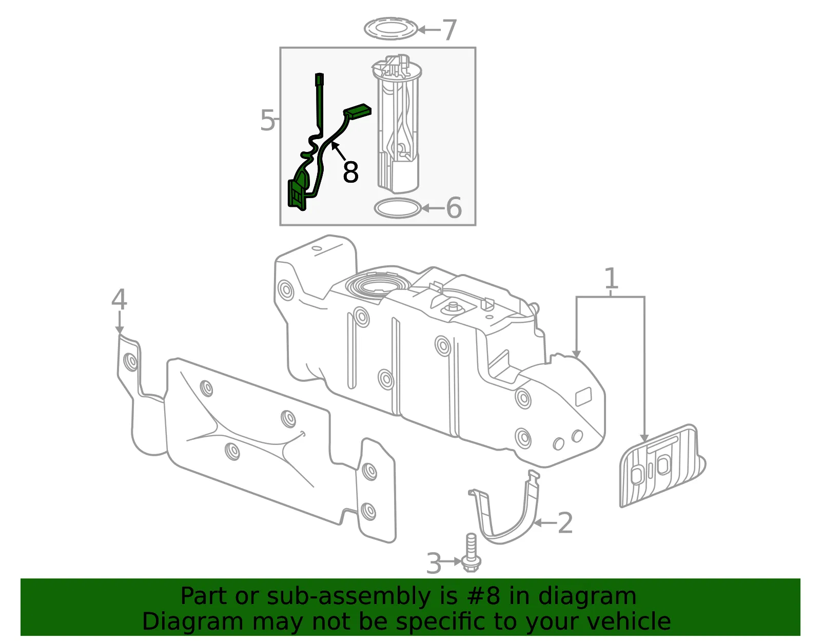 Fuel Level Sensor Kit - GM (84827991)