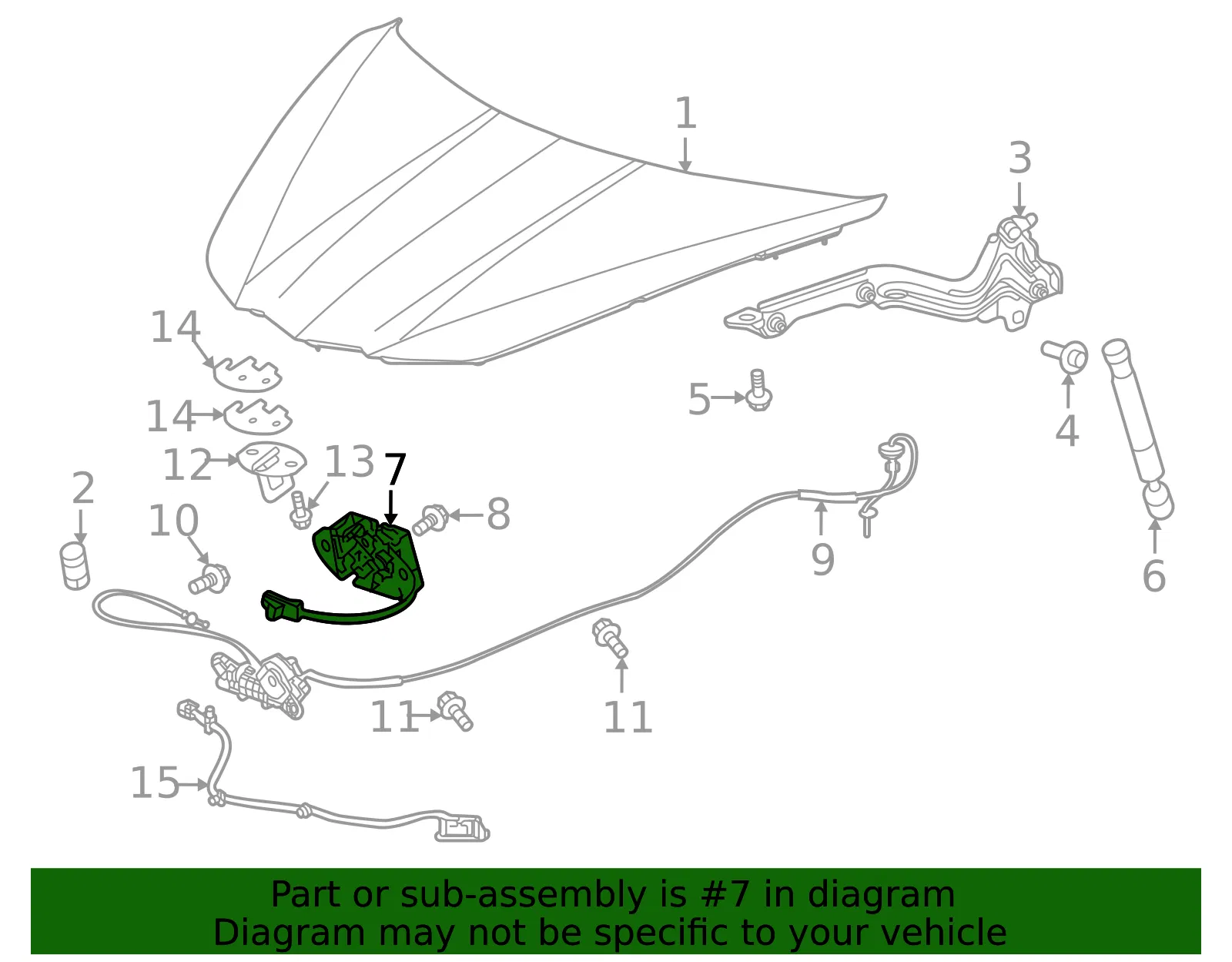 Engine Hood Switch - GM (84839546)