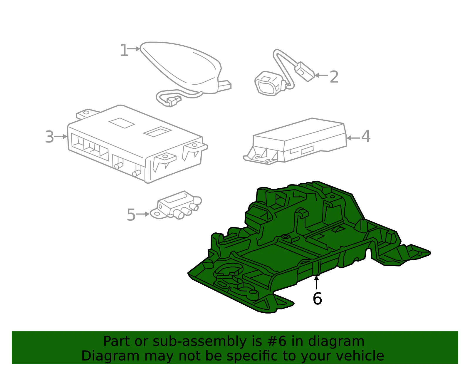 Multiuse Module Bracket - GM (84866746)