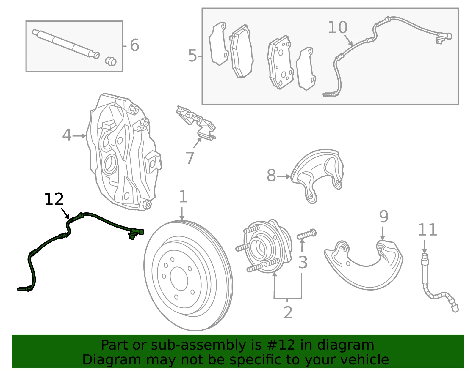 ABS Sensor - GM (84868346)