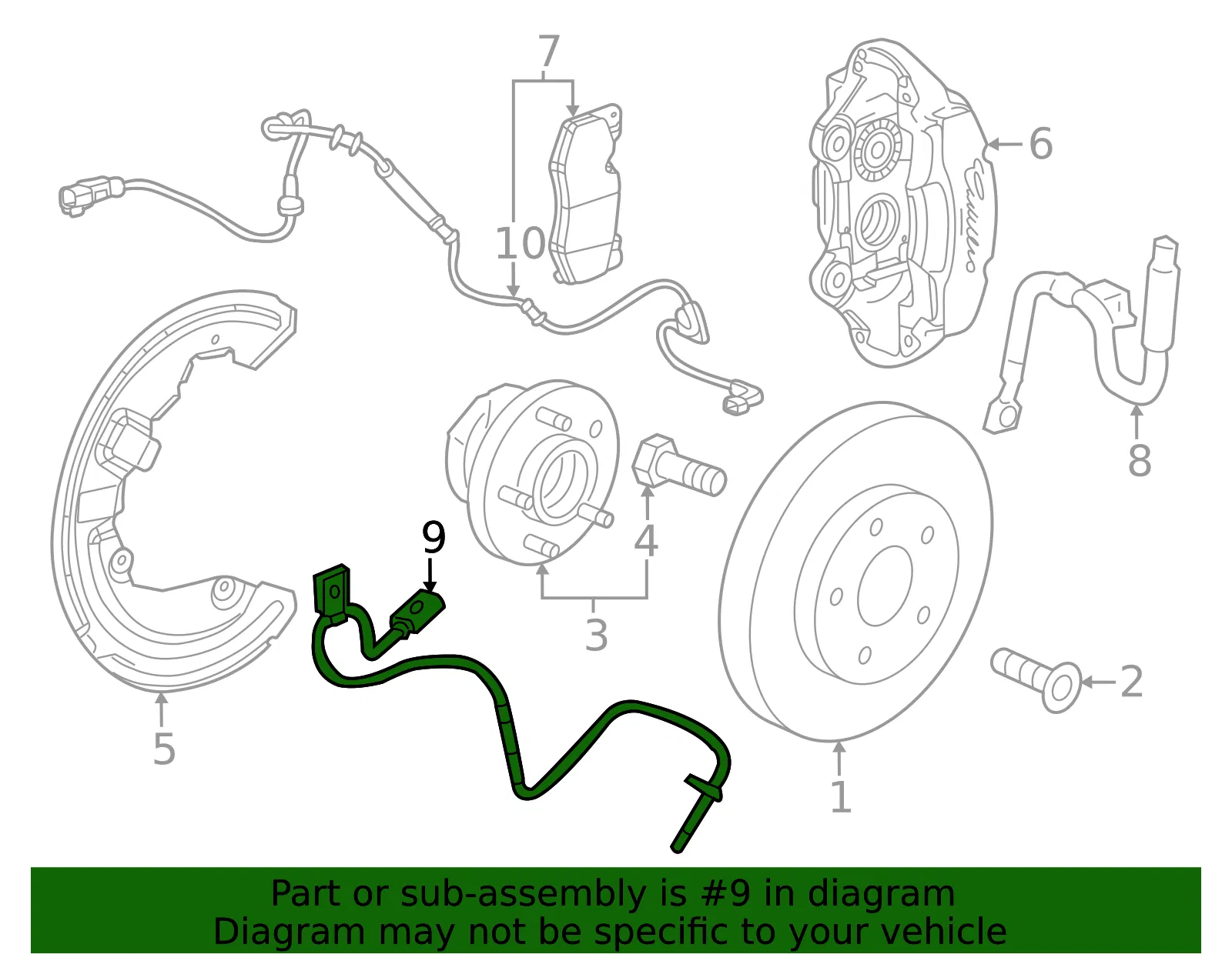 ABS Sensor - GM (84878467)