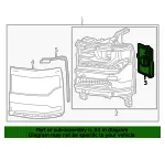 Headlamp LED Driver Module - GM (84893099)
