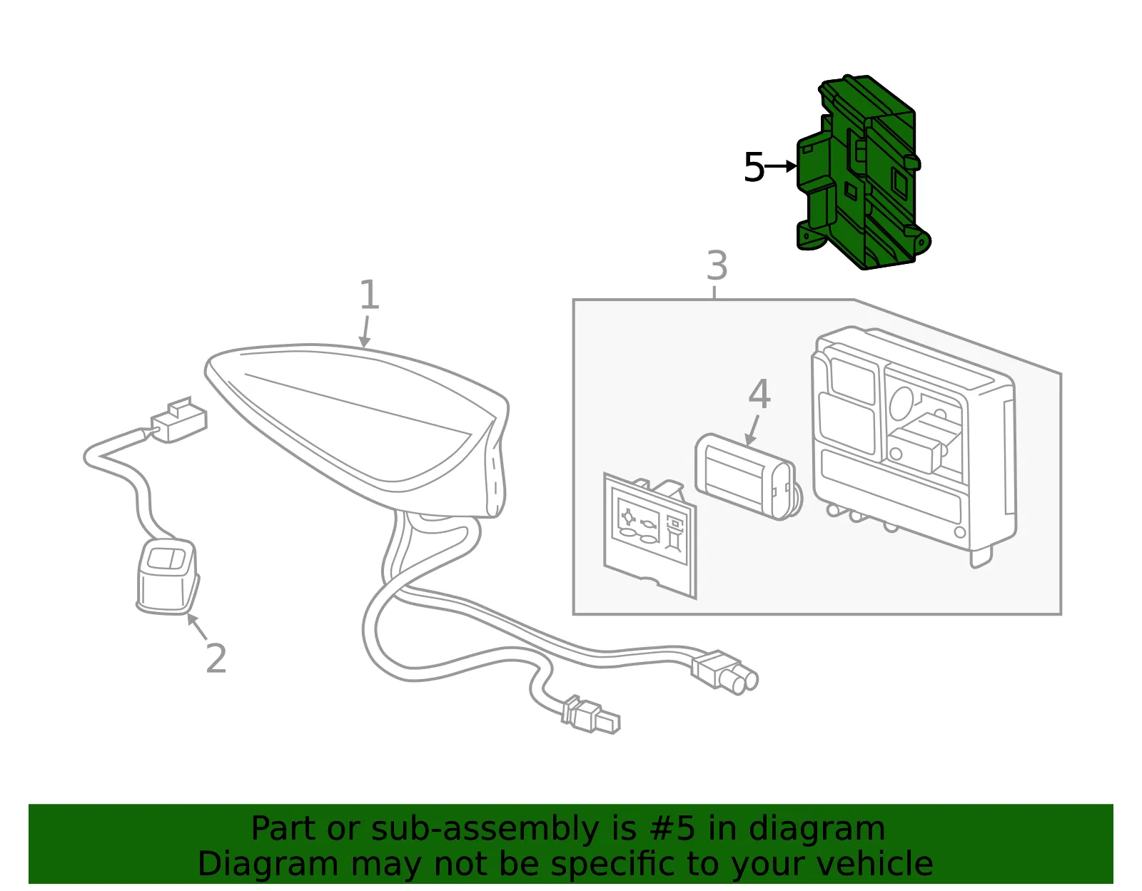 Communication Interface Module Bracket - GM (84909310)