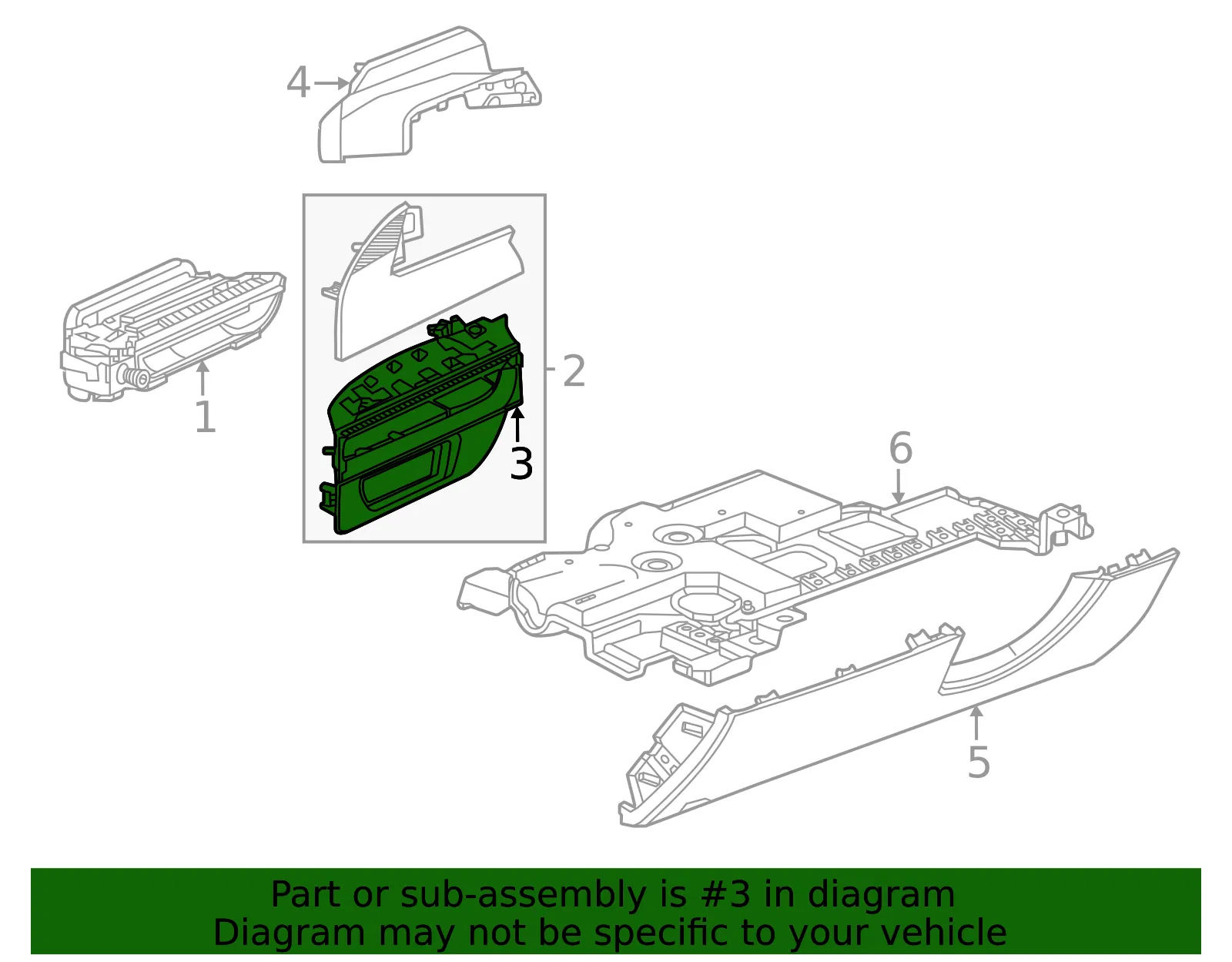 Switch Panel - GM (84919709)