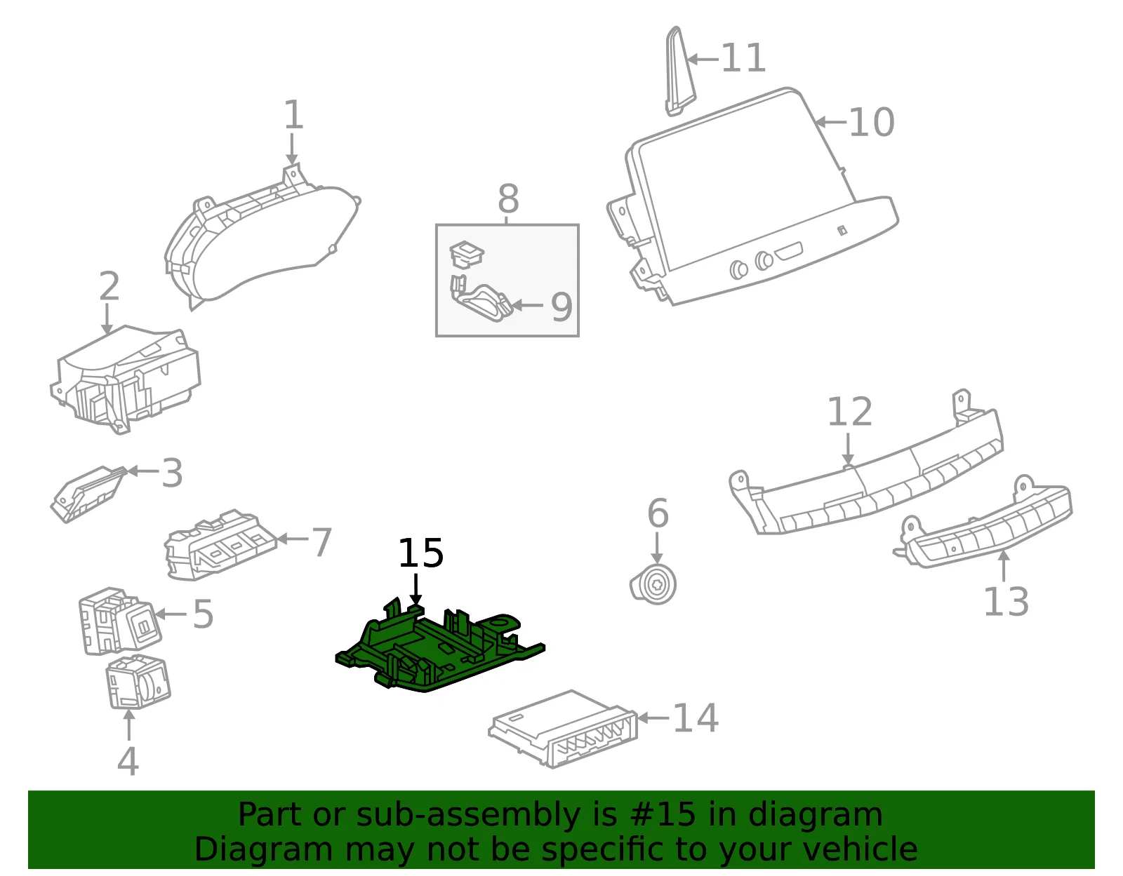 Body Control Module Bracket - GM (84930206)