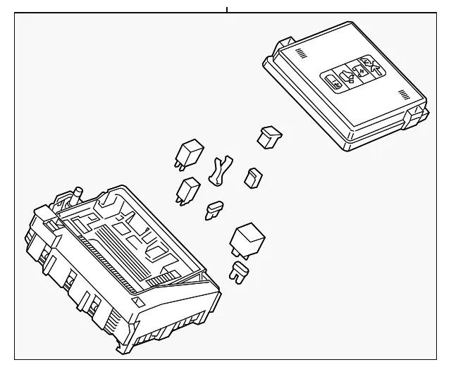 Engine Wiring Harness Junction Block - GM (84949768)