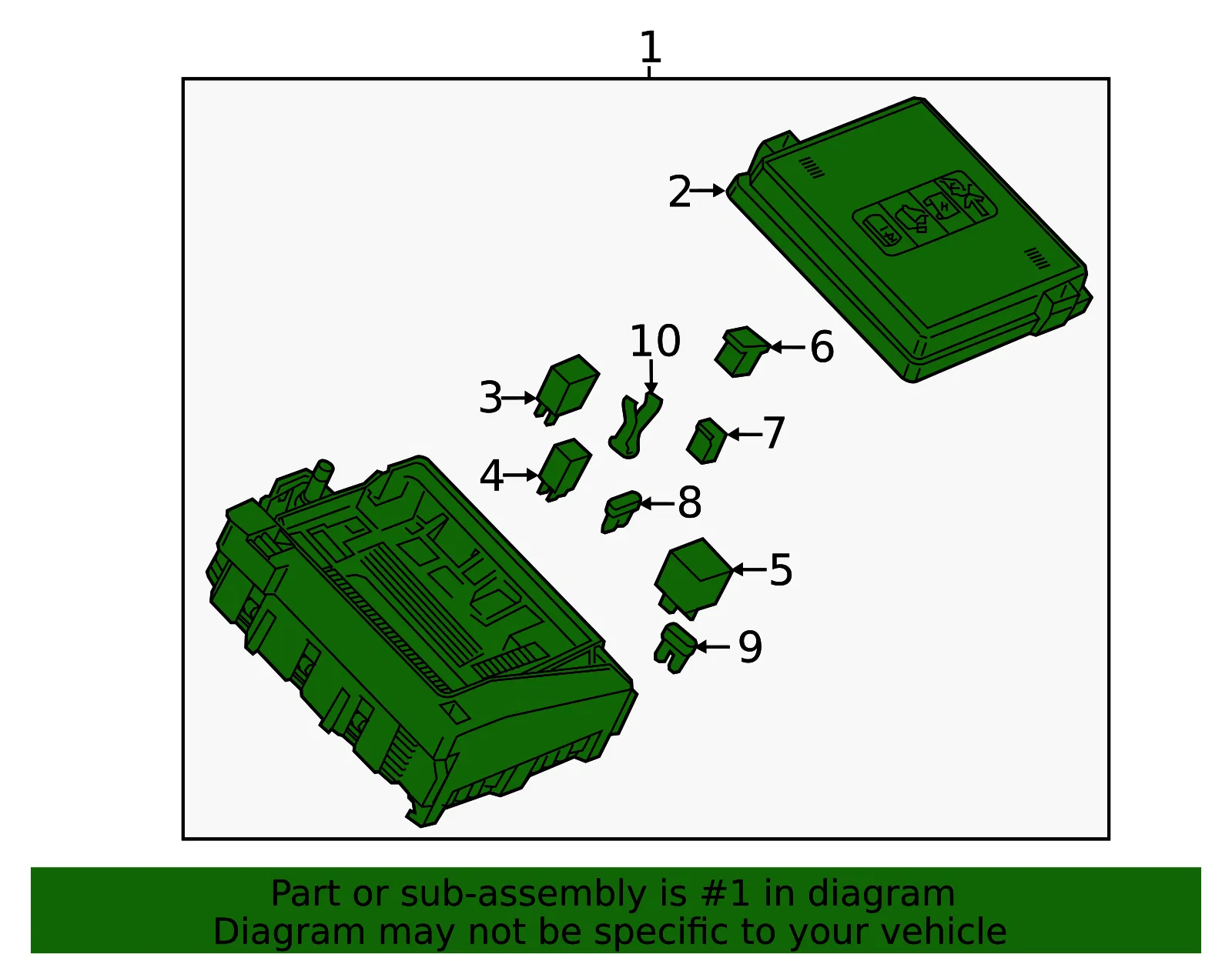 Engine Wiring Harness Junction Block - GM (84949768)