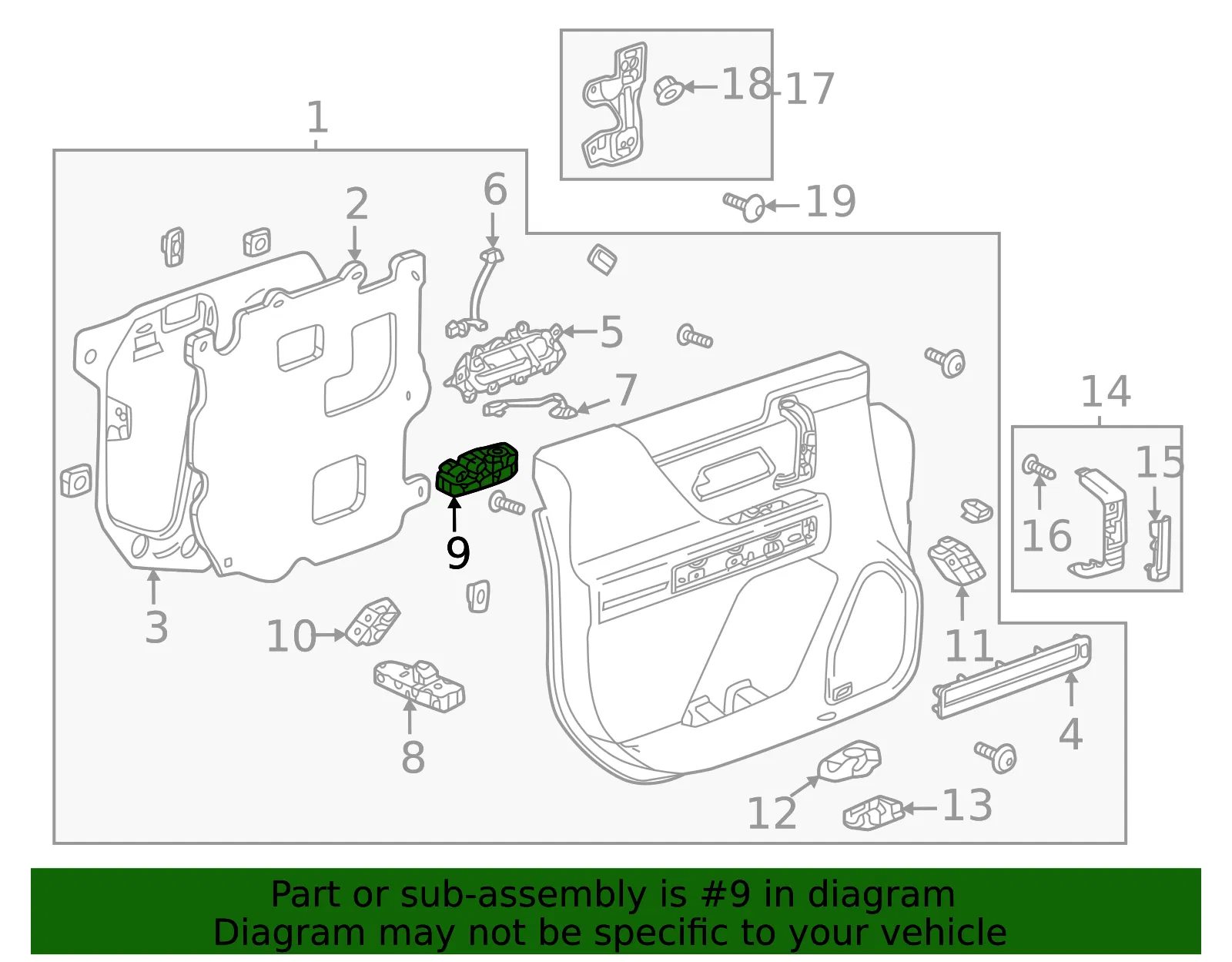 Window Switch - GM (84954489)