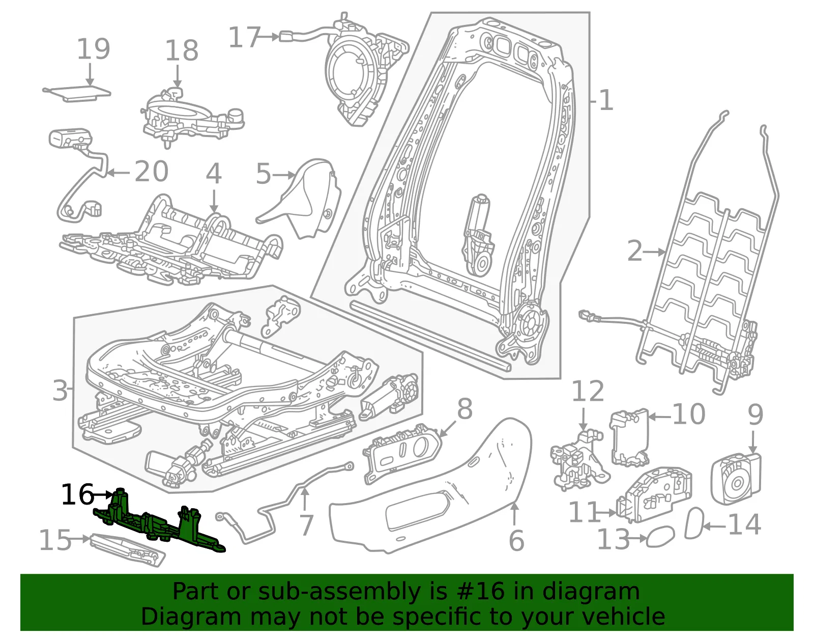 Module Bracket - GM (84962679)