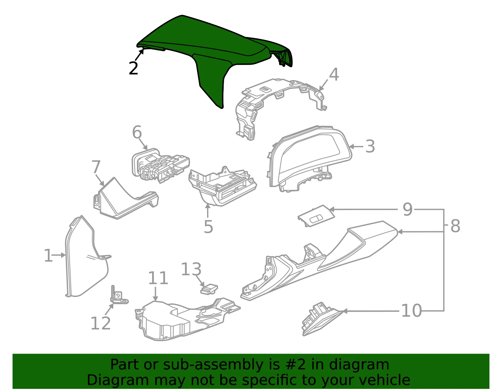 Cluster Panel - GM (84972567)