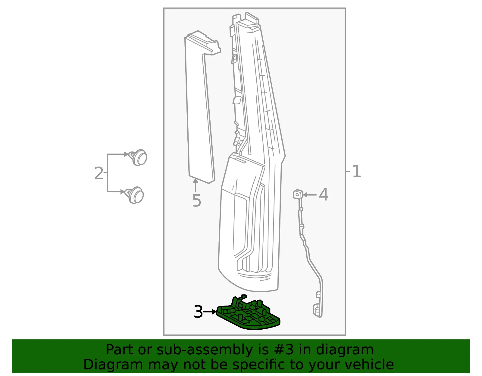 Lamp Bracket - GM (84977785)