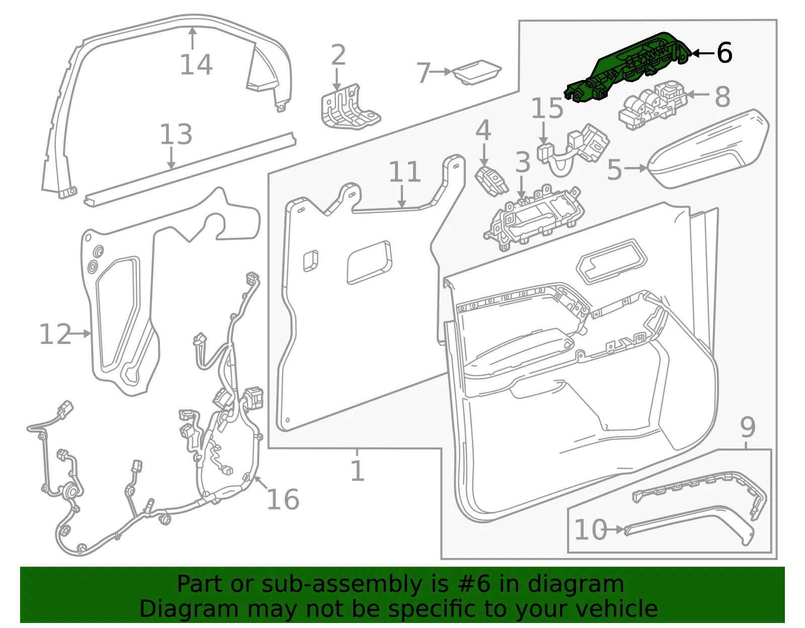 Switch Panel - GM (84991540)