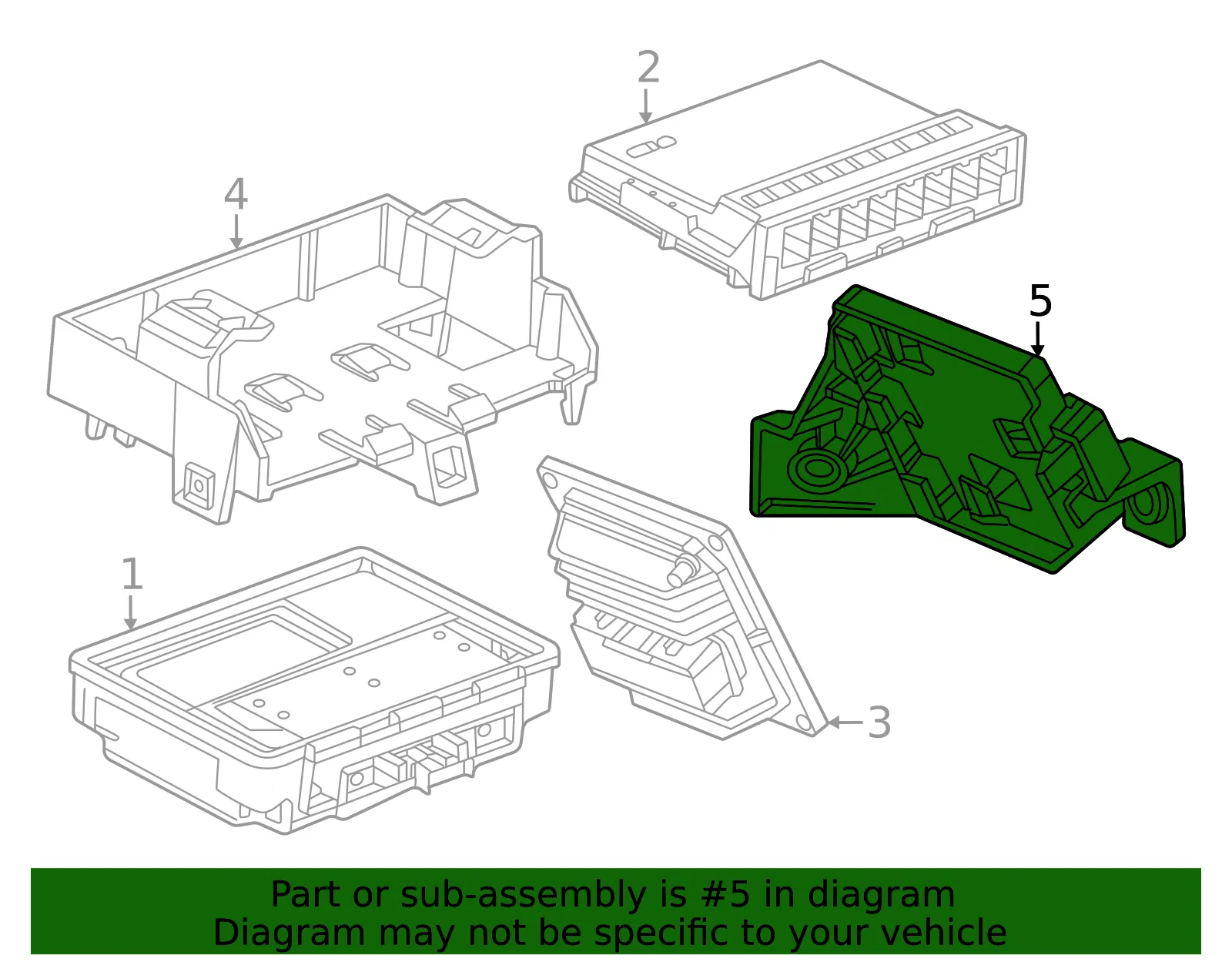 Body Control Module Bracket - GM (85004222)