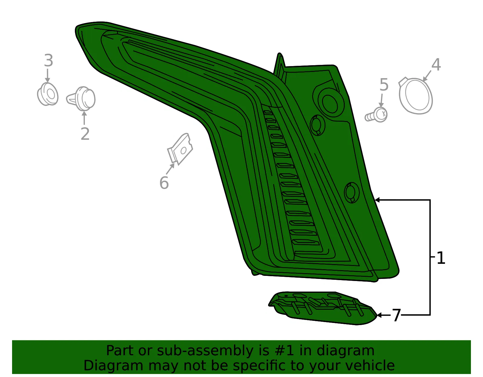Tail Lamp - GM (85008949)