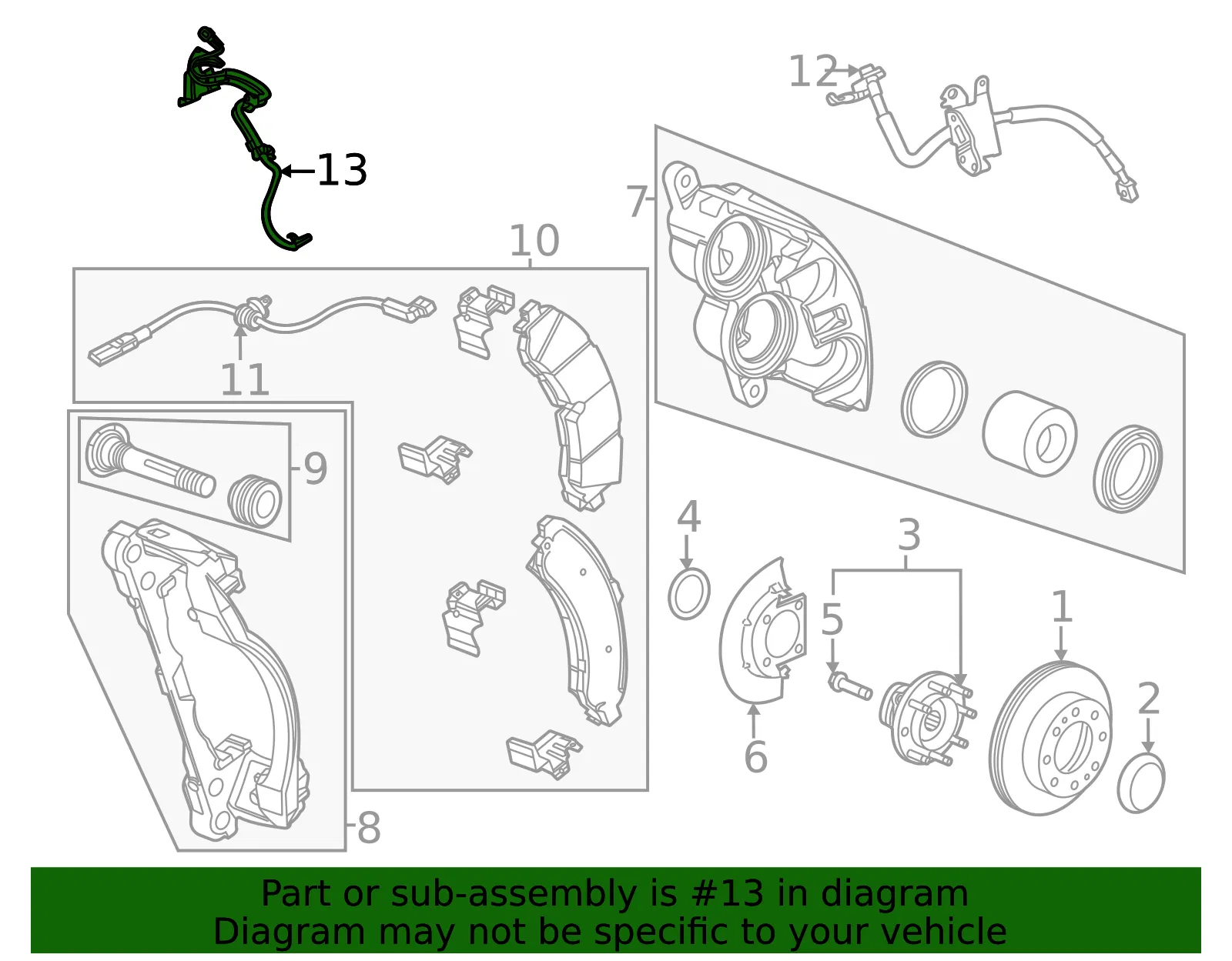 ABS Sensor - GM (85016392)
