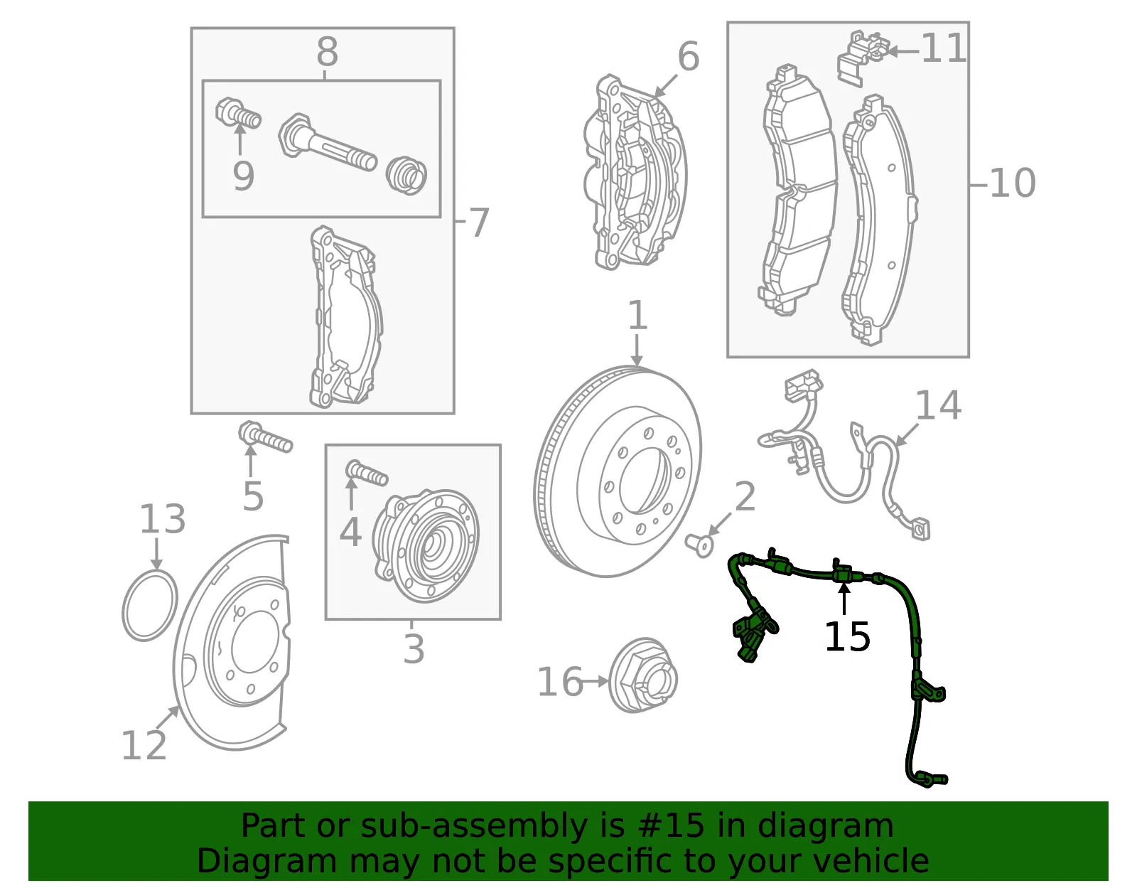 ABS Sensor - GM (85026659)