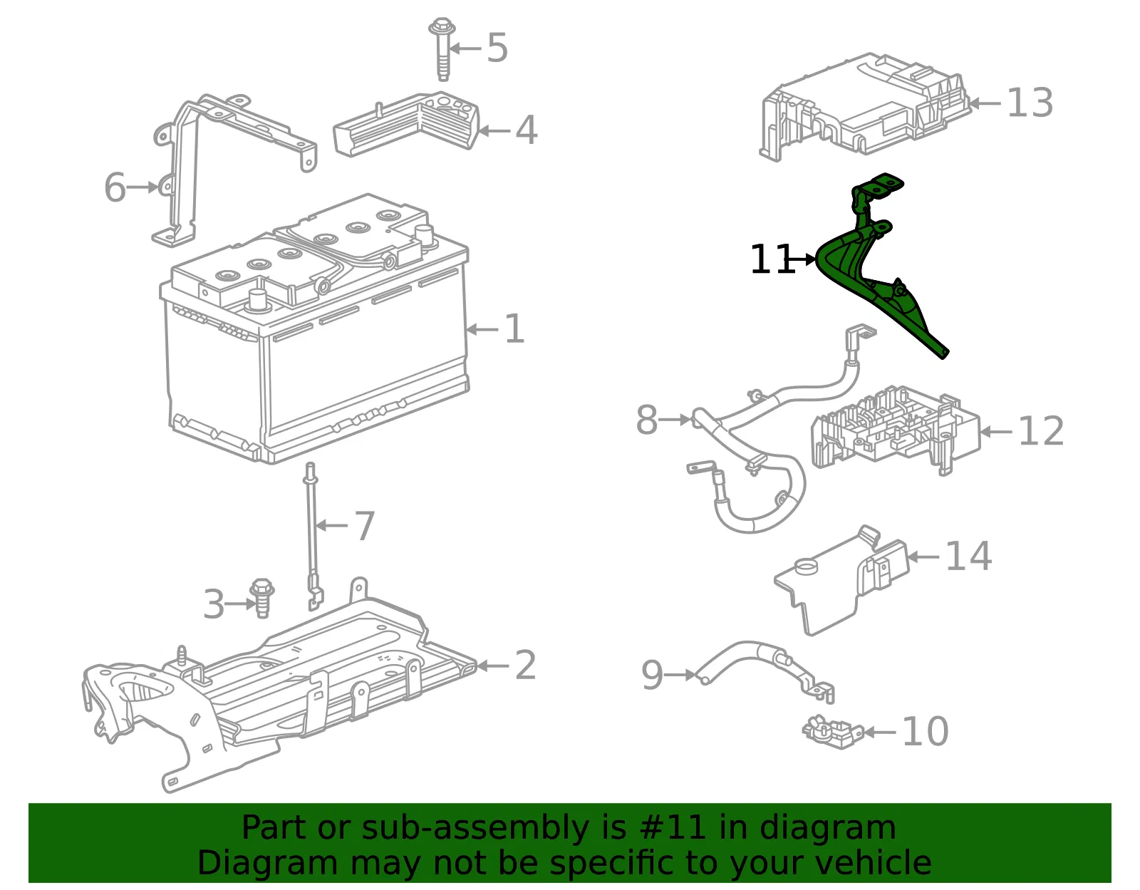 Battery Cable - GM (85029401)