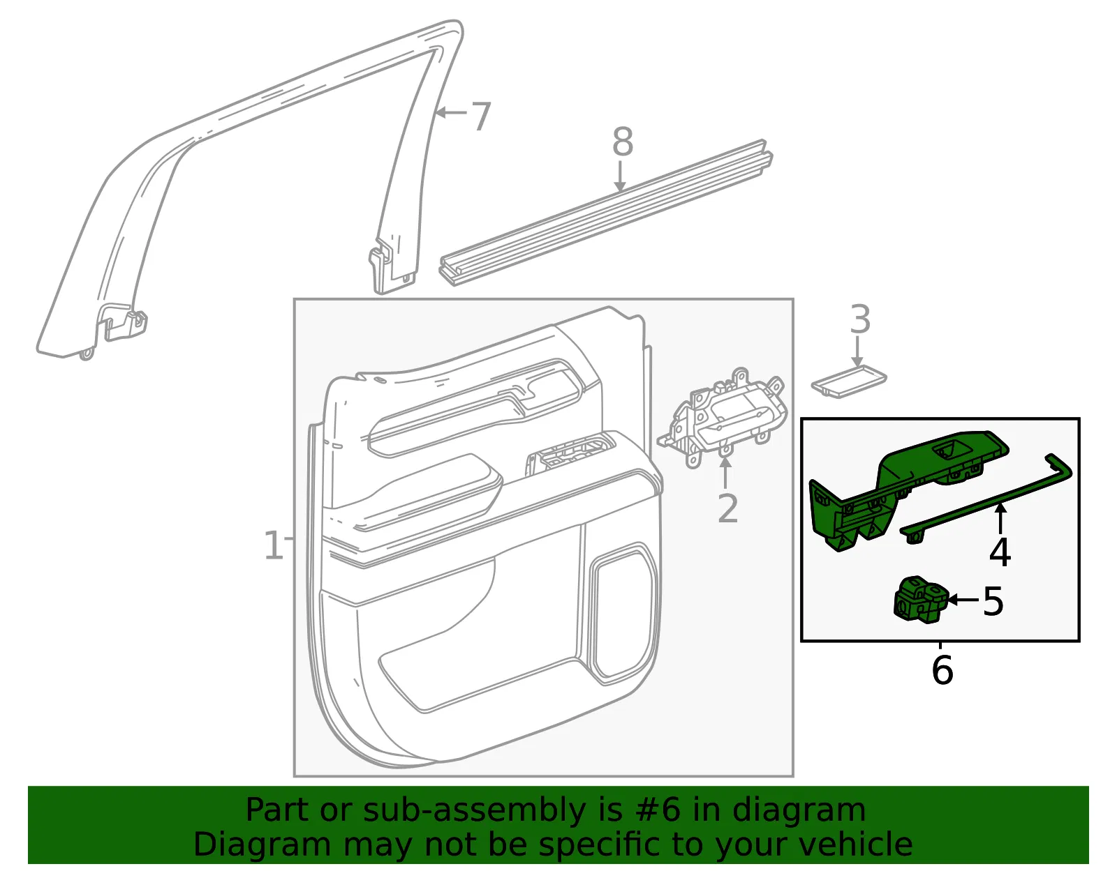 Switch Panel - GM (85037096)