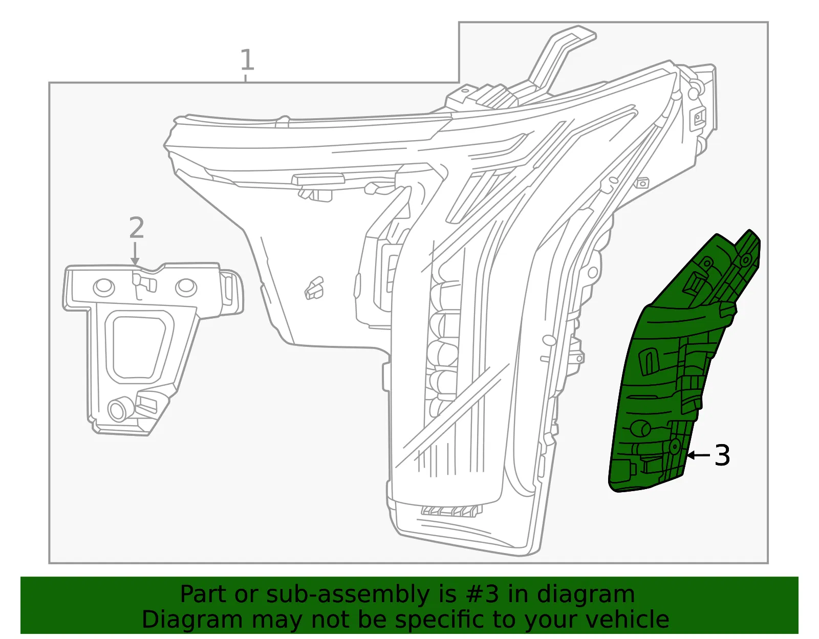Headlamp Bracket - GM (85088119)