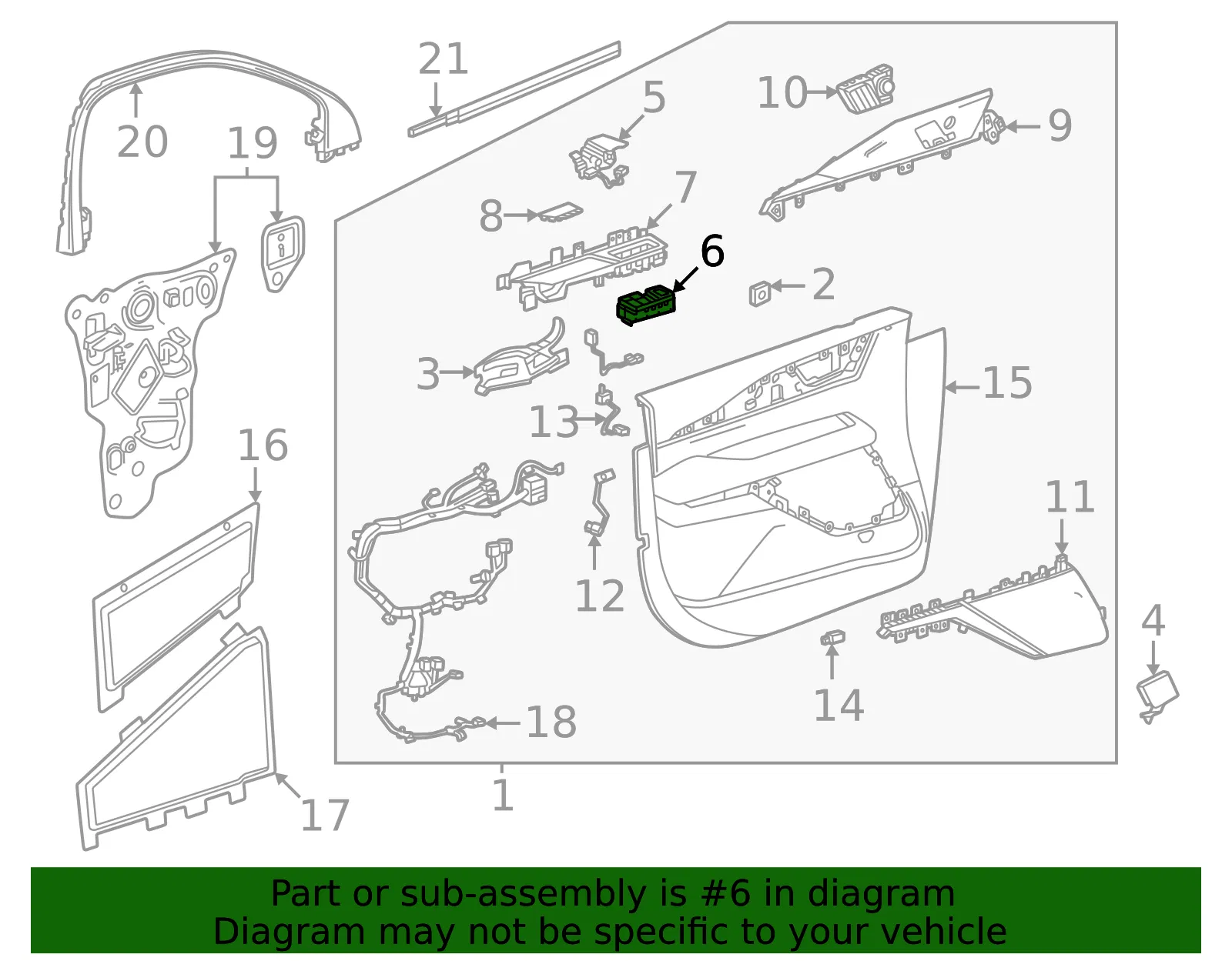 Window Switch - GM (85099712)
